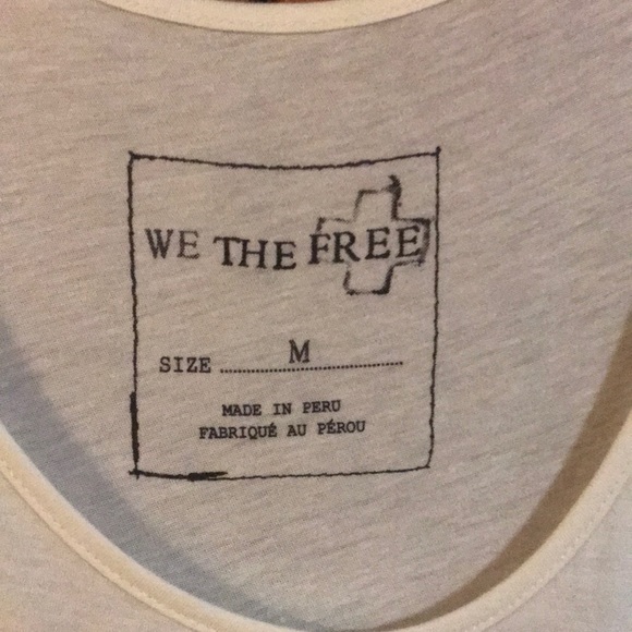 Free people/ We the free asymmetrical tank top - Picture 3 of 4